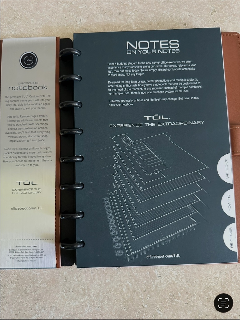 TUL Customer Note-Taking Notebook - Picture 5 of 6